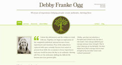 Desktop Screenshot of debbyfrankeogg.com