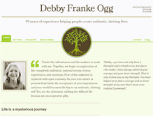 Tablet Screenshot of debbyfrankeogg.com